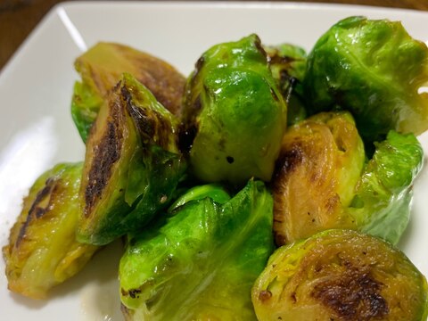 芽キャベツのバター醤油ソテー